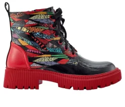 Ninety Union Lace Up>Women's Freeway Combat Boots