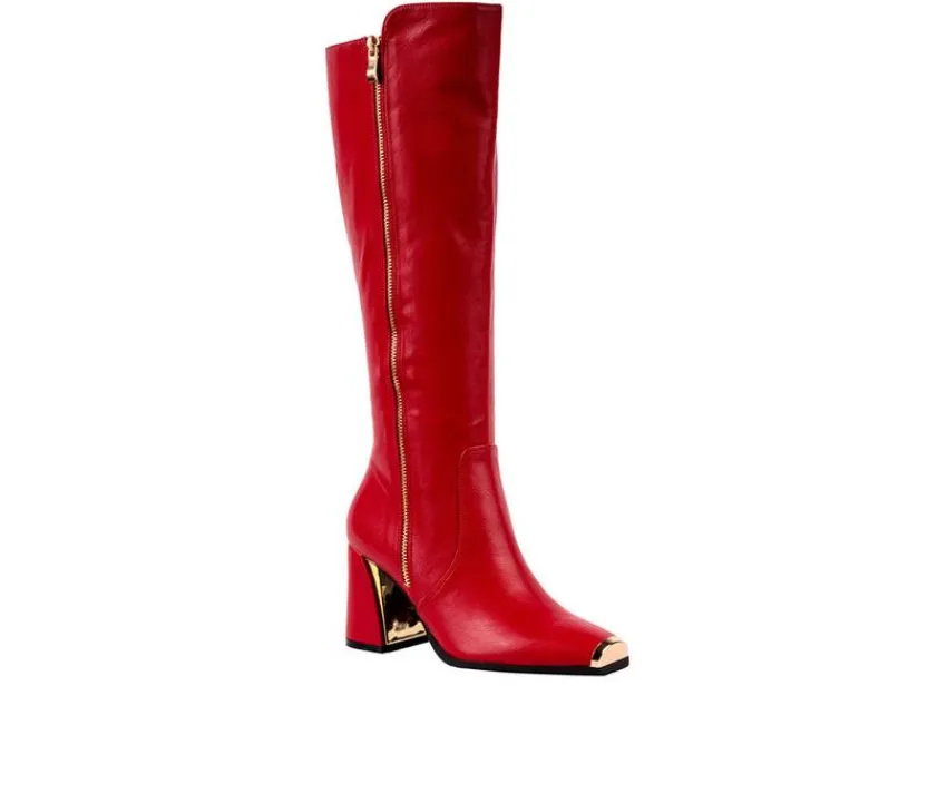 Ninety Union Tall|Dress>Women's Link Knee High Heeled Boots