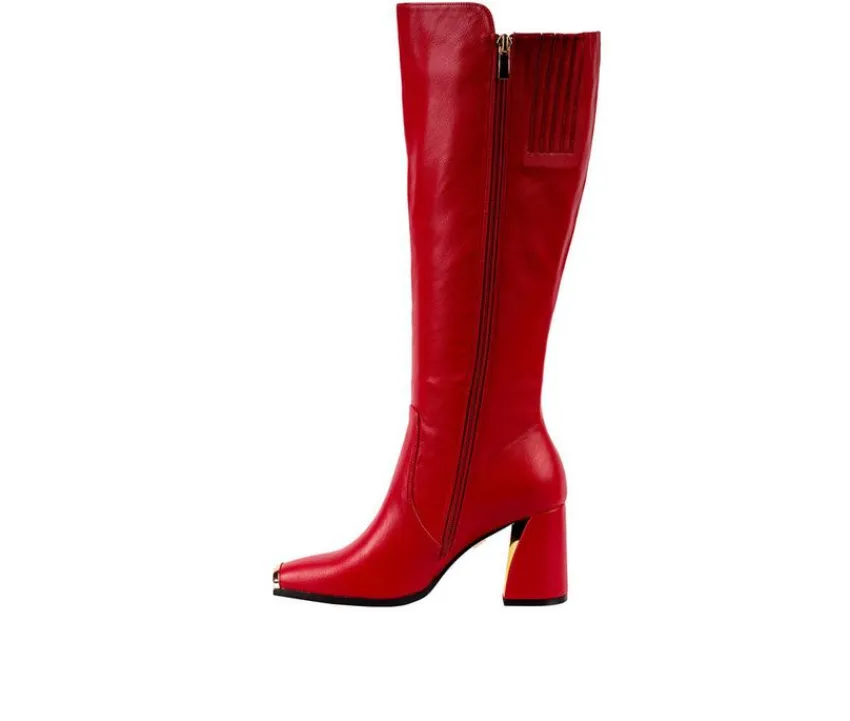 Ninety Union Tall|Dress>Women's Link Knee High Heeled Boots