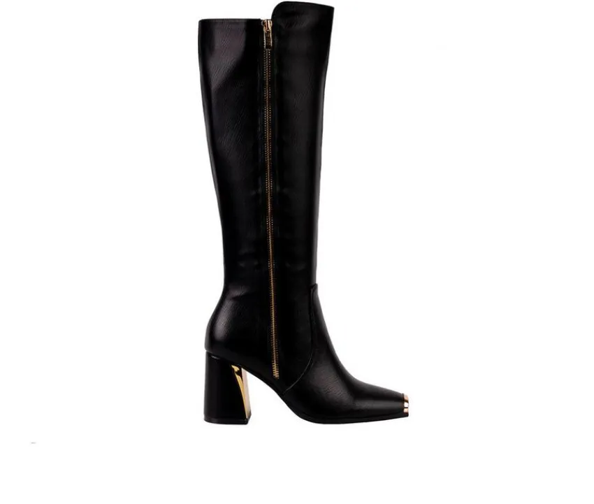 Ninety Union Tall|Dress>Women's Link Knee High Heeled Boots