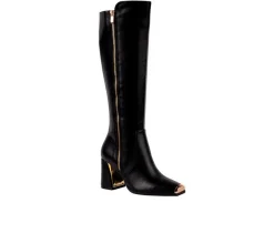 Ninety Union Tall|Dress>Women's Link Knee High Heeled Boots