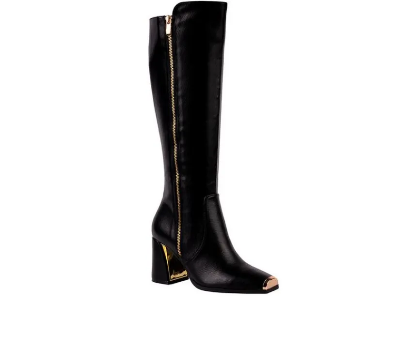 Ninety Union Tall|Dress>Women's Link Knee High Heeled Boots