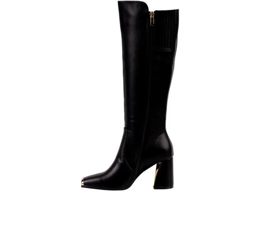 Ninety Union Tall|Dress>Women's Link Knee High Heeled Boots