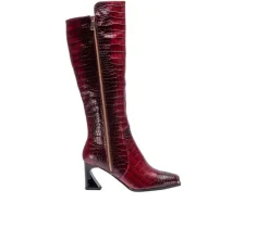 Women's London Knee High Heeled Boots|Ninety Union Outlet