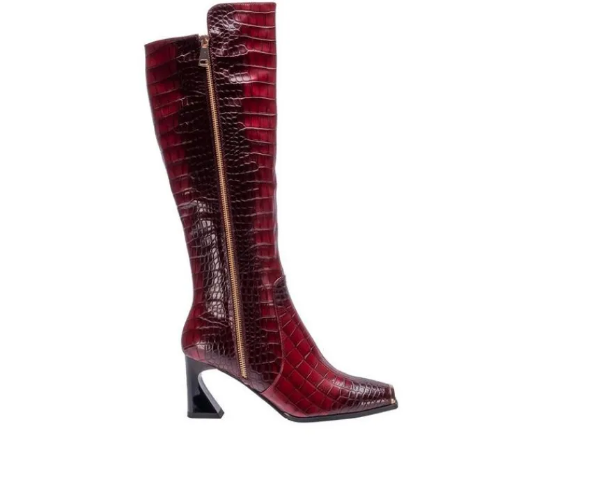 Women's London Knee High Heeled Boots|Ninety Union Outlet