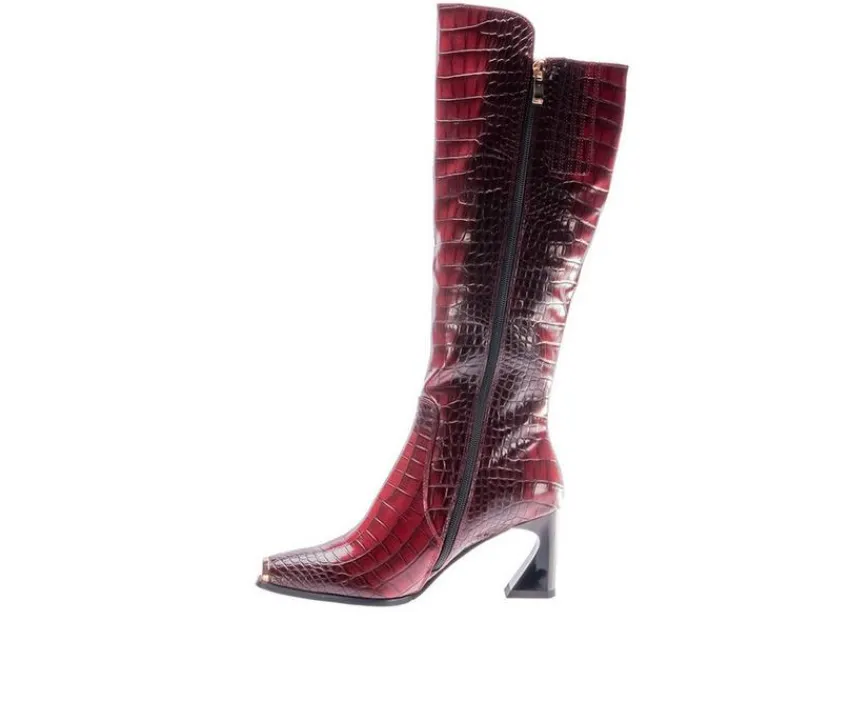 Women's London Knee High Heeled Boots|Ninety Union Outlet