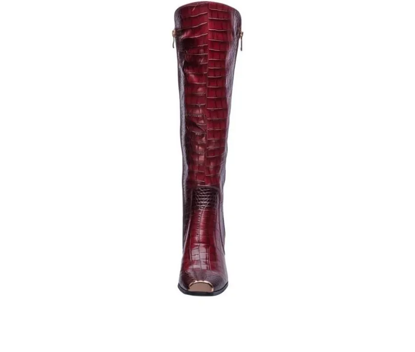Women's London Knee High Heeled Boots|Ninety Union Outlet