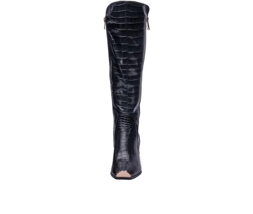 Women's London Knee High Heeled Boots|Ninety Union Hot