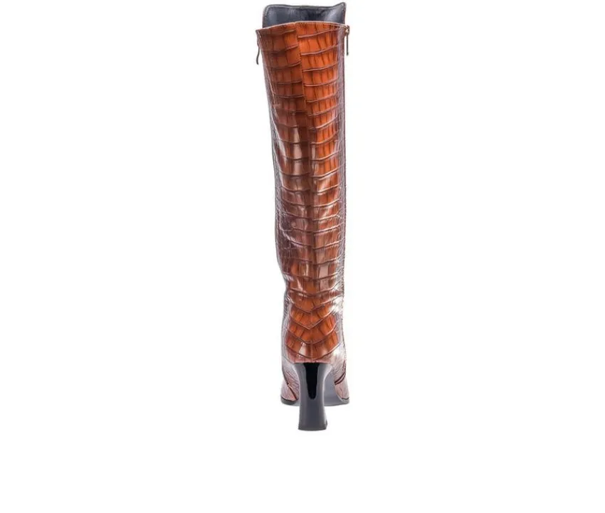 Women's London Knee High Heeled Boots|Ninety Union Online