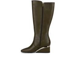 Women's Morgan Knee High Wedge Boots|Ninety Union New