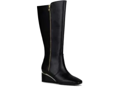 Women's Morgan Knee High Wedge Boots|Ninety Union Clearance