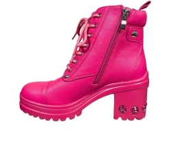 Women's Thunder Heeled Combat Boots|Ninety Union Online