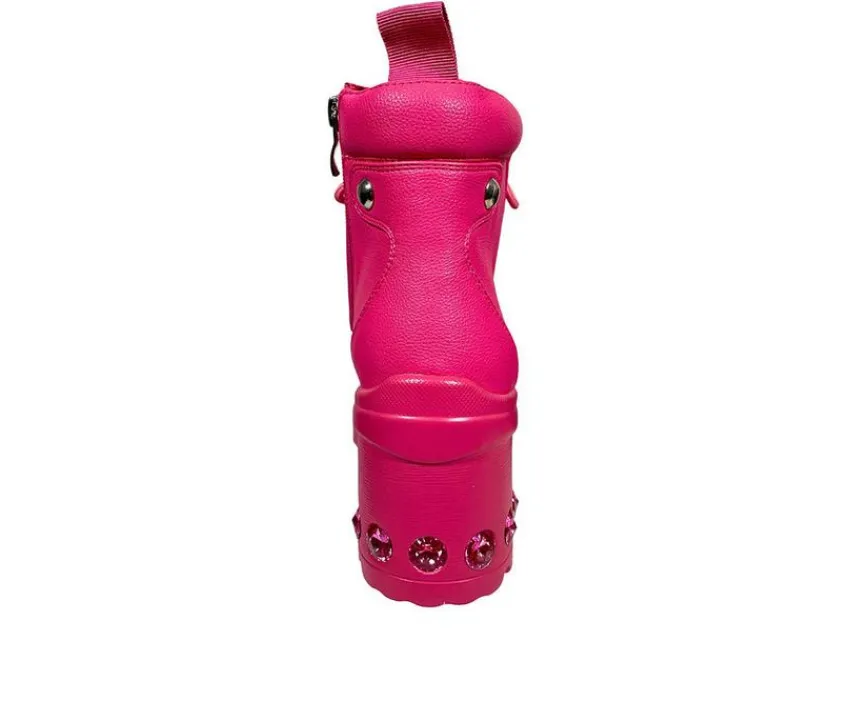 Women's Thunder Heeled Combat Boots|Ninety Union Online