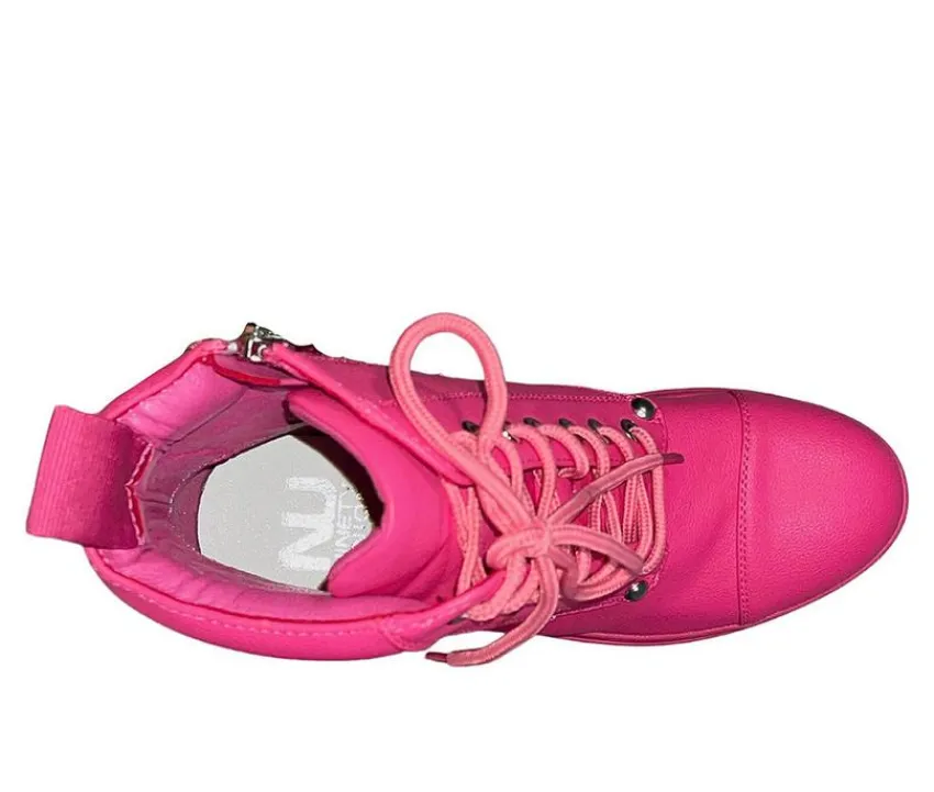Women's Thunder Heeled Combat Boots|Ninety Union Online