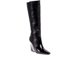 Ninety Union Tall|Dress>Women's Villa Knee High Wedge Boots