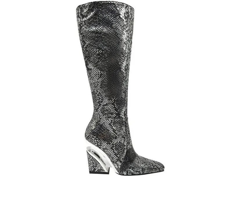 Women's Viva Wedge Knee High Boots|Ninety Union Clearance