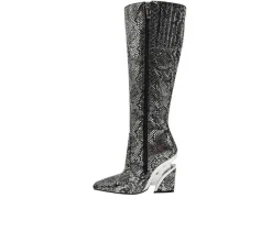 Women's Viva Wedge Knee High Boots|Ninety Union Clearance