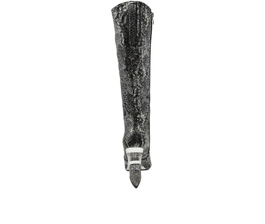 Women's Viva Wedge Knee High Boots|Ninety Union Clearance