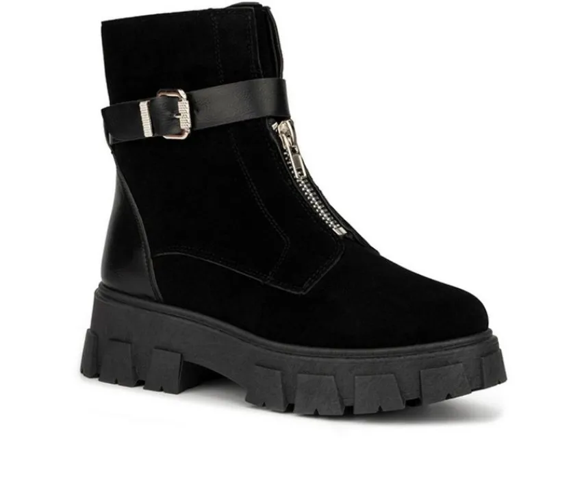 Olivia Miller Dress>Women's Angie Lugged Boots