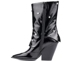 Women's Bling Mid Calf Booties|Olivia Miller Hot