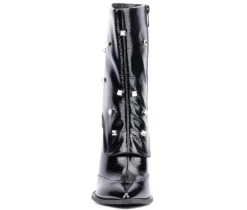 Women's Bling Mid Calf Booties|Olivia Miller Hot
