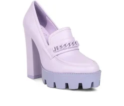 Women's Corinne Heeled Loafers|Rag & Co New