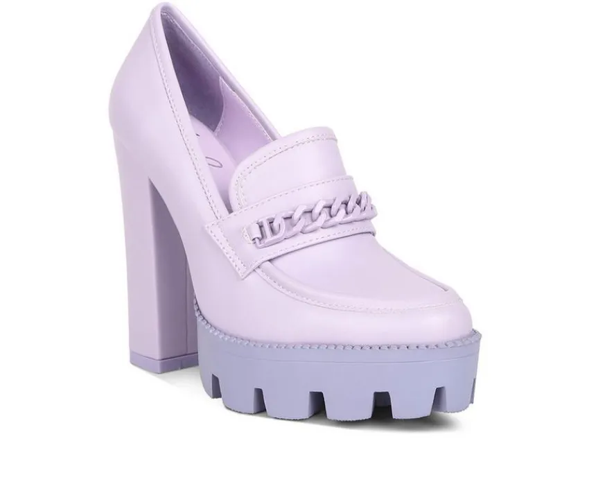Women's Corinne Heeled Loafers|Rag & Co New