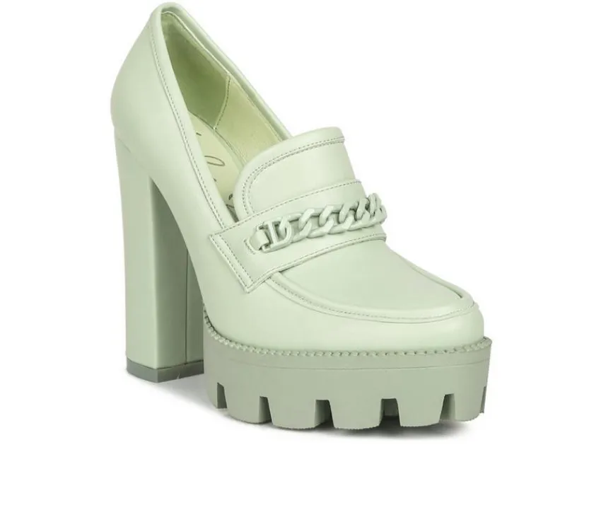 Women's Corinne Heeled Loafers|Rag & Co New