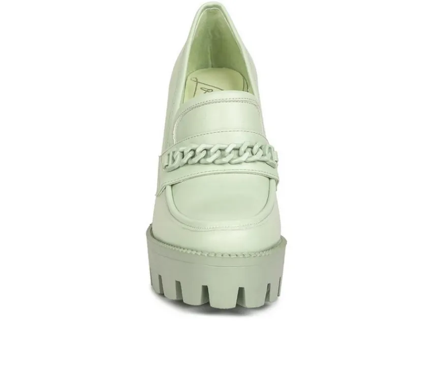 Women's Corinne Heeled Loafers|Rag & Co New