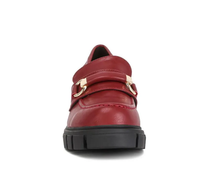 Women's Evangeline Lugged Loafers|Rag & Co Best