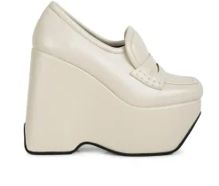 Women's Gilliam Platform Wedge Loafers|Rag & Co Best