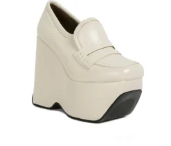 Women's Gilliam Platform Wedge Loafers|Rag & Co Best