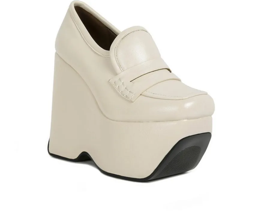 Women's Gilliam Platform Wedge Loafers|Rag & Co Best