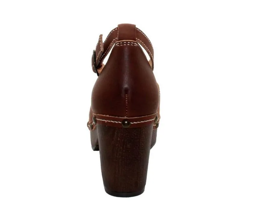 Women's Donerail Block Heel Clogs|SBICCA Discount