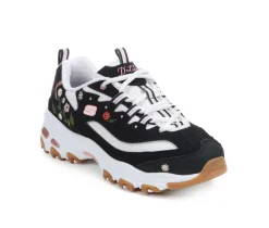 Women's 150553 Dlites Floral Sneakers|Skechers Sale