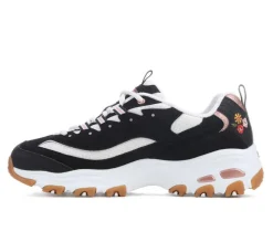 Women's 150553 Dlites Floral Sneakers|Skechers Sale