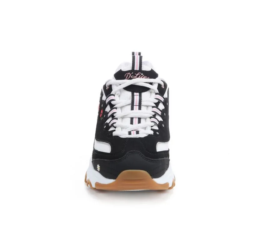 Women's 150553 Dlites Floral Sneakers|Skechers Sale