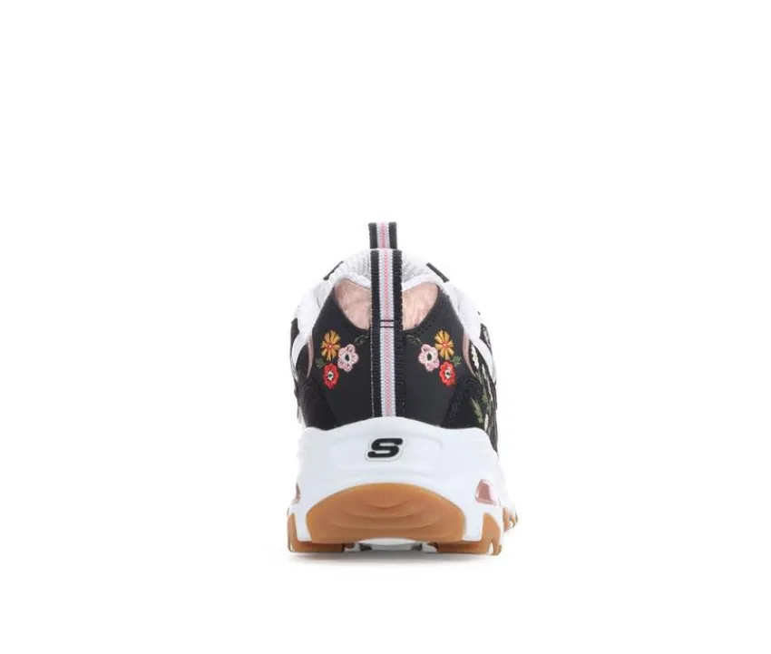 Women's 150553 Dlites Floral Sneakers|Skechers Sale