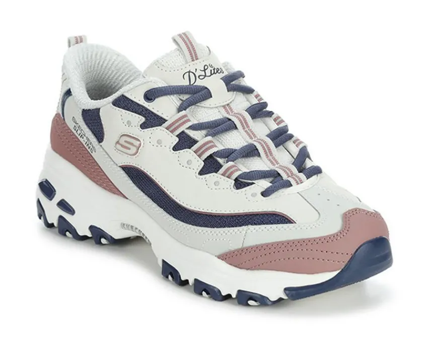 Skechers Fashion & Lifestyle|Athletics & Sneakers>Women's 150537 Dlites Smooth Slip In Sneakers