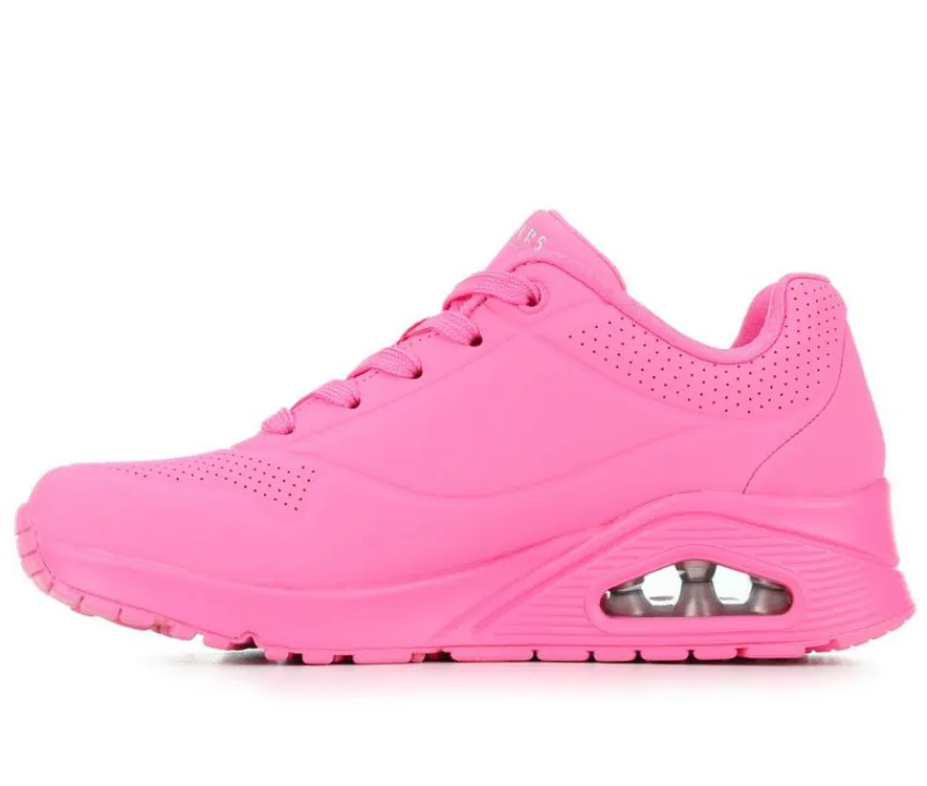 Skechers Street Platform>Women's Uno Stand On Air 73690 Wedge Sneakers