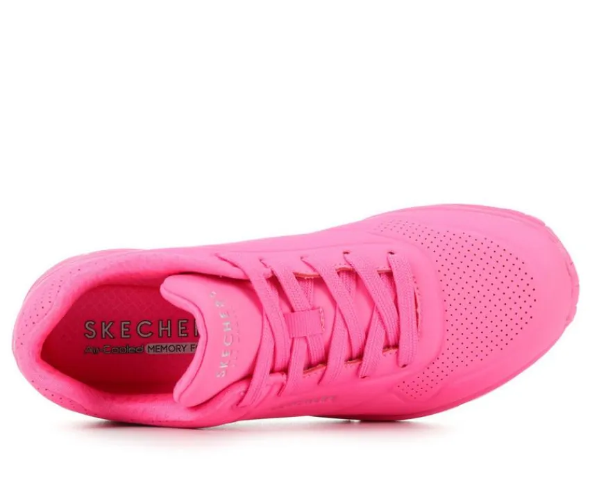 Skechers Street Platform>Women's Uno Stand On Air 73690 Wedge Sneakers