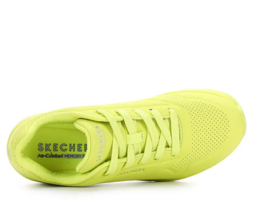 Skechers Street Platform>Women's Uno Stand On Air 73690 Wedge Sneakers