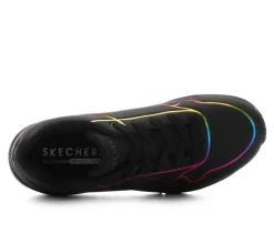 Women's Uno Electric Lines 155168 Casual Sneakers|Skechers Street Clearance