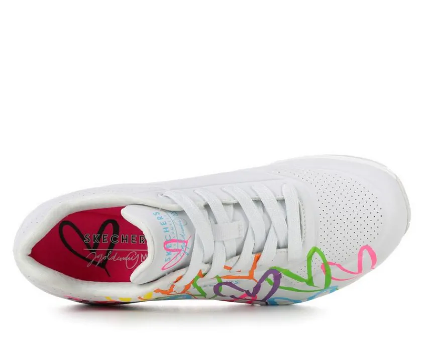 Women's Uno Highlight Love 177981 Wedge Sneakers|Skechers Street Sale