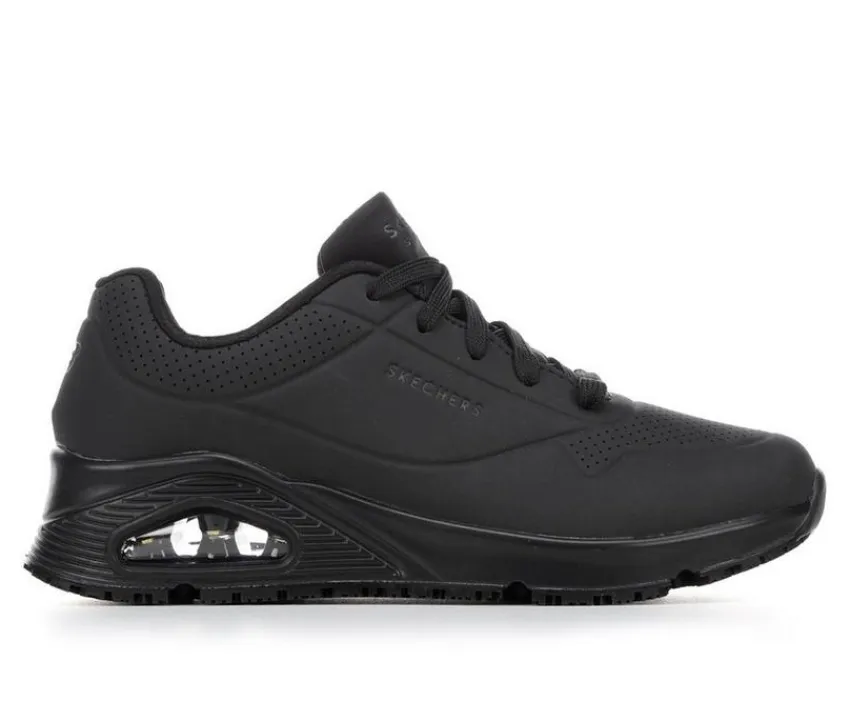 Women's 108021 Uno Slip Resistant Slip Resistant Shoes|Skechers Work Outlet