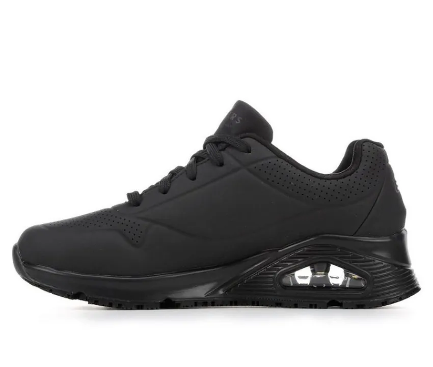 Women's 108021 Uno Slip Resistant Slip Resistant Shoes|Skechers Work Outlet