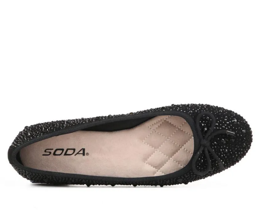 Soda Flats>Women's Paint-S Flats