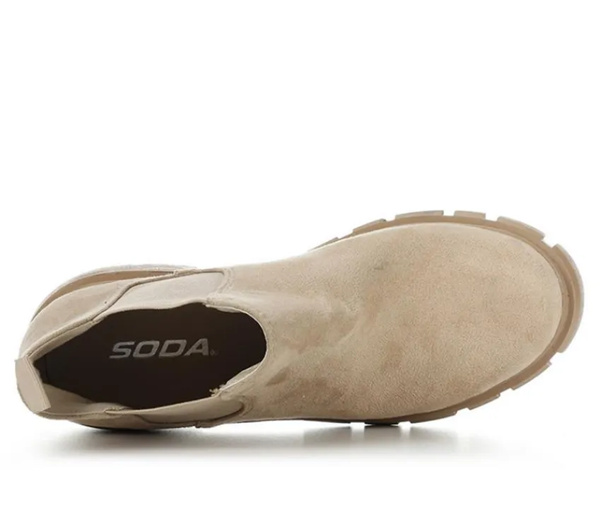 Soda Chelsea>Women's Poppy-G Booties