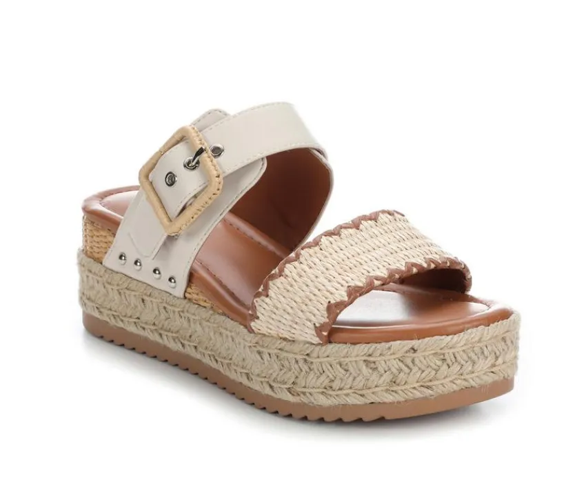 Women's Sail-S Wedge Sandals|Soda Sale
