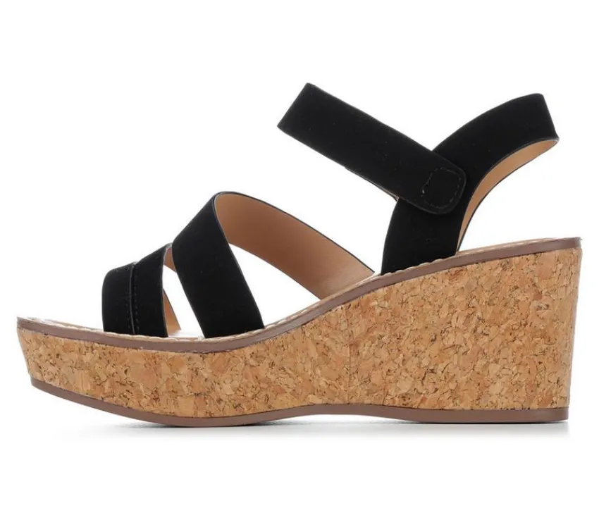 Soda Sandals>Women's Sheet-S Wedge Sandals